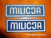 Naszywki MILICJA